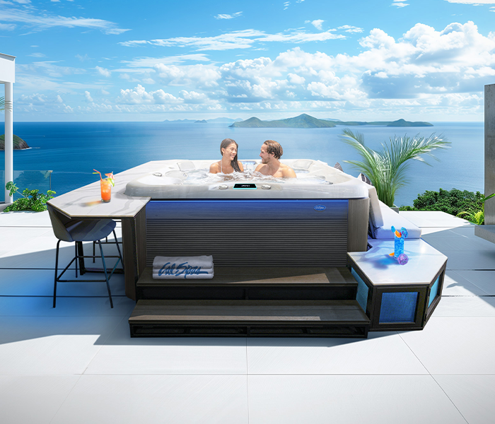 Calspas hot tub being used in a family setting - Phoenix