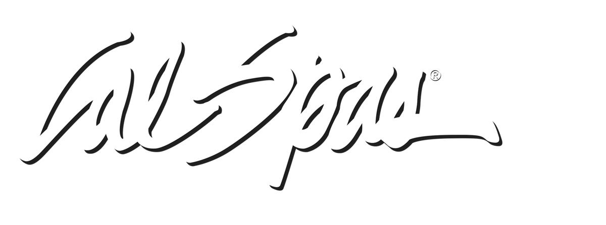 Calspas White logo hot tubs spas for sale Phoenix